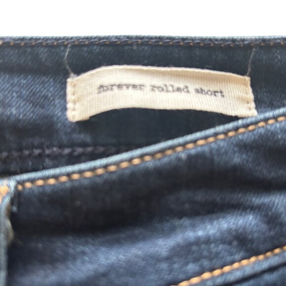 Jessica Simpson Forever Rolled Short Midnight Dream Dark Denim Jean Size 32 NWTs - Picture 5 of 8